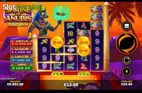 Οθόνη4. Gold Hit: Shrine Of Anubis Κουλοχέρης