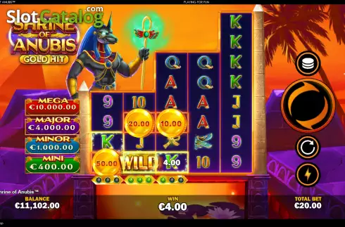 Οθόνη6. Gold Hit: Shrine Of Anubis Κουλοχέρης