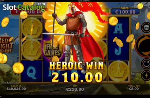 Οθόνη7. Lock & Hit: Red Knight Κουλοχέρης