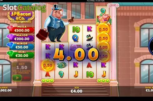 Οθόνη3. Gold Hit & Link: JP Bacon & Co Κουλοχέρης