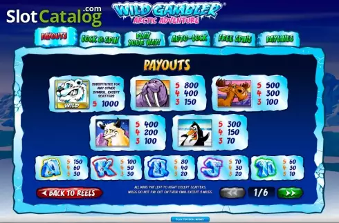 Οθόνη2. Wild Gambler - Arctic Adventures Κουλοχέρης 