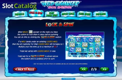 Οθόνη3. Wild Gambler - Arctic Adventures Κουλοχέρης 