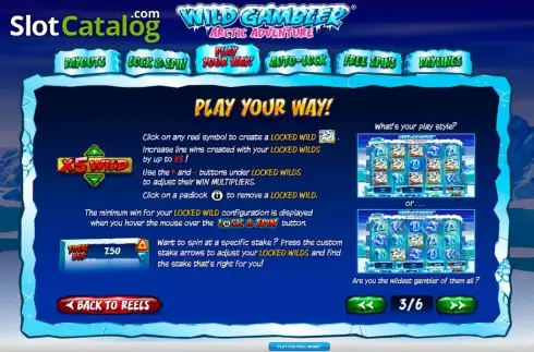 Οθόνη4. Wild Gambler - Arctic Adventures Κουλοχέρης 