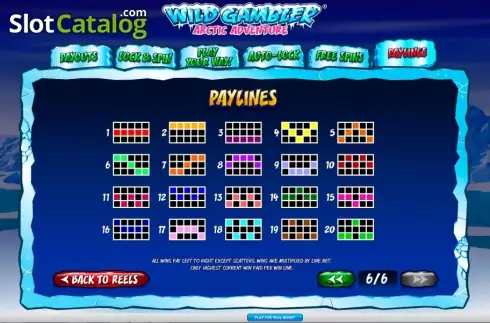 Οθόνη7. Wild Gambler - Arctic Adventures Κουλοχέρης 
