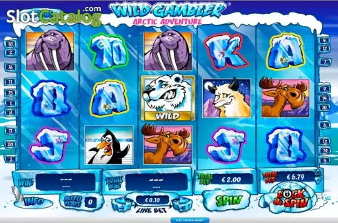 Οθόνη8. Wild Gambler - Arctic Adventures Κουλοχέρης 