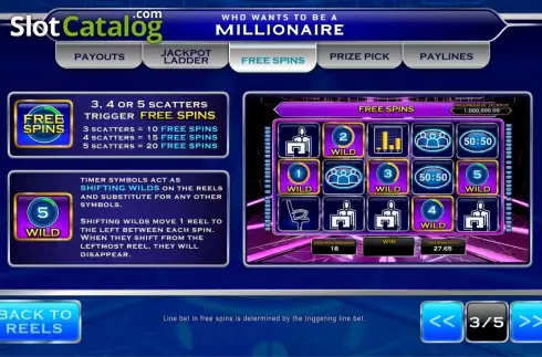Οθόνη4. Who Wants to Be a Millionaire (Ash Gaming) Κουλοχέρης