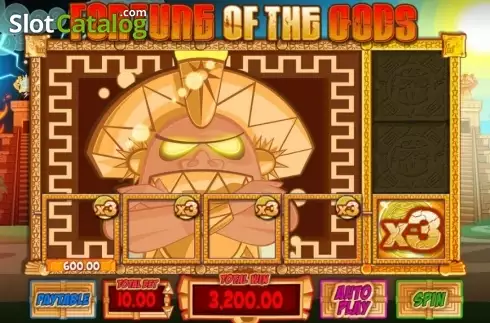 Οθόνη7. Aztec Gold Fortune of the Gods Κουλοχέρης 