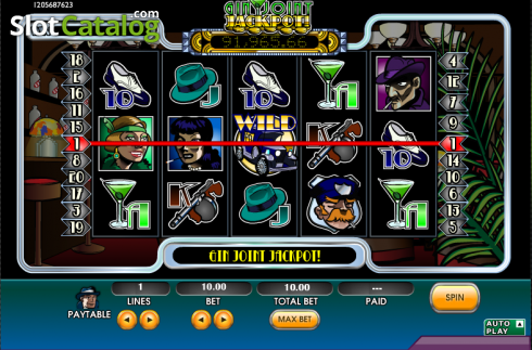 Οθόνη3. Gin Joint Jackpot Κουλοχέρης