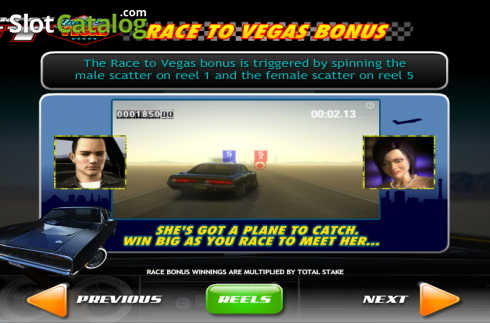 Οθόνη5. Jackpot GT Race to Vegas Κουλοχέρης