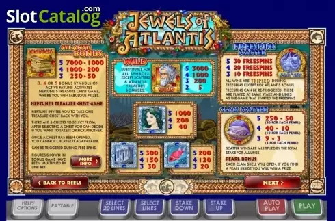 Οθόνη2. Jewels of Atlantis Κουλοχέρης