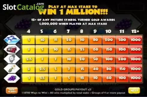 Οθόνη7. Midas Millions Κουλοχέρης 