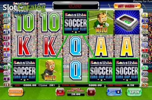 Οθόνη3. Sensible Soccer: Euro Cup Κουλοχέρης