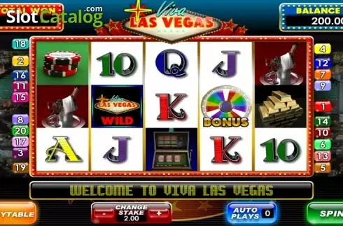 Οθόνη2. Viva Las Vegas (Ash Gaming) Κουλοχέρης