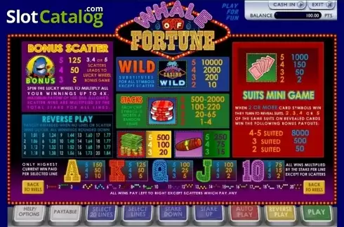 Οθόνη2. Whale of Fortune (Ash Gaming) Κουλοχέρης
