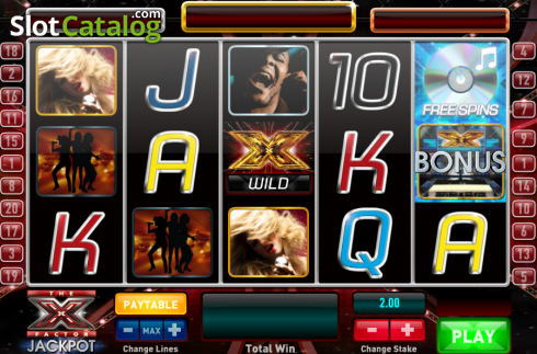 Οθόνη9. The X Factor Jackpot Κουλοχέρης 
