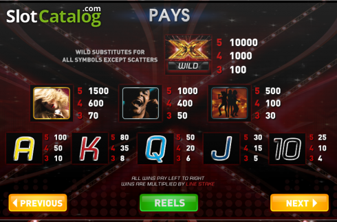 Οθόνη7. The X Factor Jackpot Κουλοχέρης 