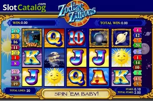 Zodiac Zillions Λογότυπο Zodiac Zillions Λογότυπο