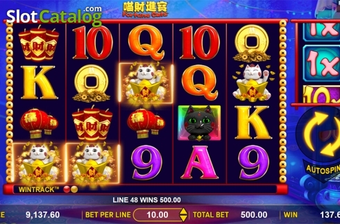 Οθόνη3. Fortune Cats Κουλοχέρης