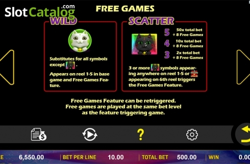 Οθόνη7. Fortune Cats Κουλοχέρης