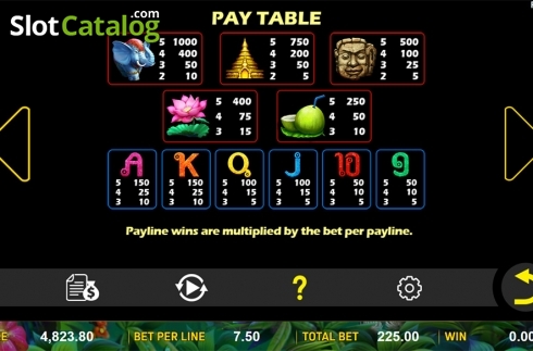 Οθόνη6. Jungle Treasure (Aspect Gaming) Κουλοχέρης