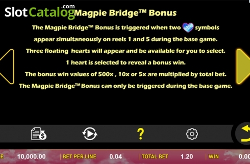 Οθόνη9. Magpie Bridge (Aspect Gaming) Κουλοχέρης