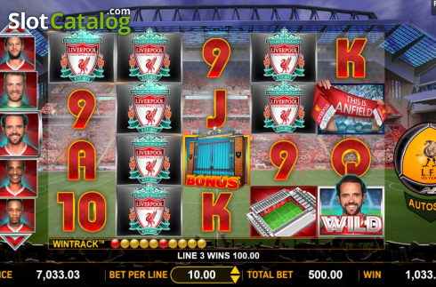 Οθόνη4. Liverpool Football Club Slots Κουλοχέρης