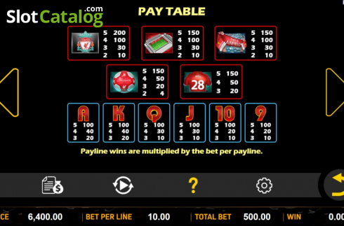 Οθόνη6. Liverpool Football Club Slots Κουλοχέρης