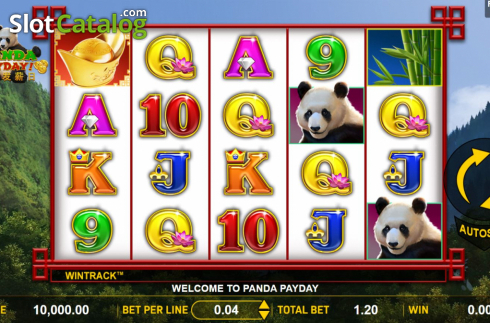 Οθόνη2. Panda Payday Κουλοχέρης 