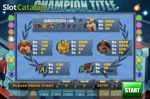 Οθόνη8. Champion Title Κουλοχέρης