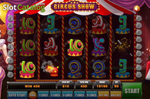 Οθόνη3. Circus Show Κουλοχέρης