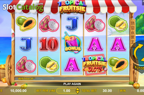 Οθόνη2. Tropical Fruitsie Slots Κουλοχέρης