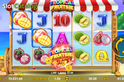 Οθόνη3. Tropical Fruitsie Slots Κουλοχέρης