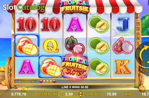 Οθόνη4. Tropical Fruitsie Slots Κουλοχέρης