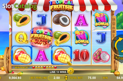 Οθόνη5. Tropical Fruitsie Slots Κουλοχέρης