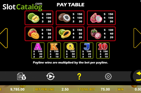 Οθόνη7. Tropical Fruitsie Slots Κουλοχέρης