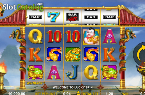 Οθόνη2. Lucky Spin (Aspect Gaming) Κουλοχέρης 