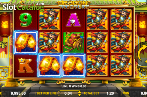Οθόνη5. Dragon Treasure (Aspect Gaming) Κουλοχέρης