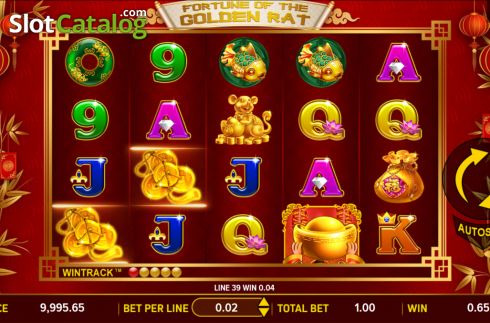 Οθόνη3. Fortune of the Golden Rat Κουλοχέρης