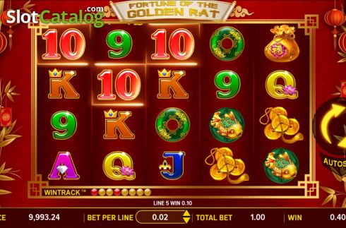 Οθόνη4. Fortune of the Golden Rat Κουλοχέρης