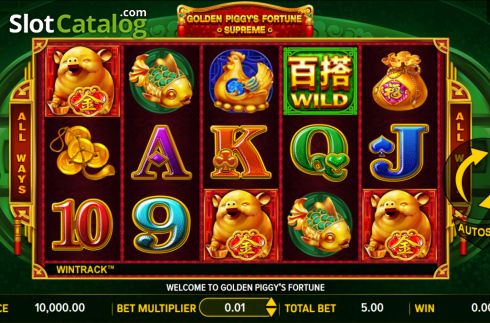 Οθόνη2. Golden Piggys Fortune Supreme Κουλοχέρης 