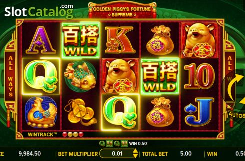 Οθόνη4. Golden Piggys Fortune Supreme Κουλοχέρης 