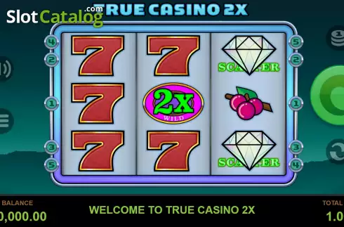 Οθόνη5. True Casino 2x Κουλοχέρης