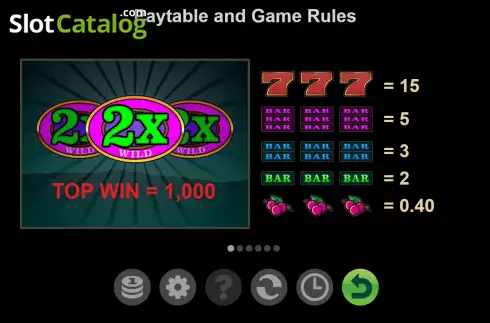 Οθόνη8. True Casino 2x Κουλοχέρης
