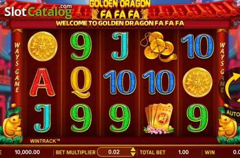 Οθόνη2. Golden Dragon Fa Fa Fa Κουλοχέρης
