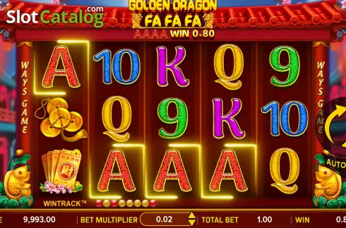 Οθόνη4. Golden Dragon Fa Fa Fa Κουλοχέρης