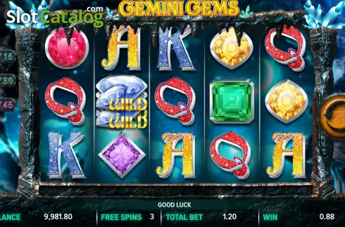 Οθόνη6. Gemini Gems Κουλοχέρης 
