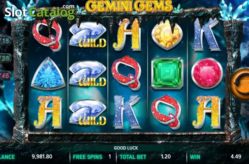 Οθόνη7. Gemini Gems Κουλοχέρης 