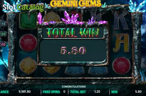 Οθόνη8. Gemini Gems Κουλοχέρης 