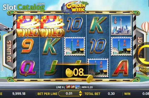 Οθόνη3. Golden Week (Aspect Gaming) Κουλοχέρης