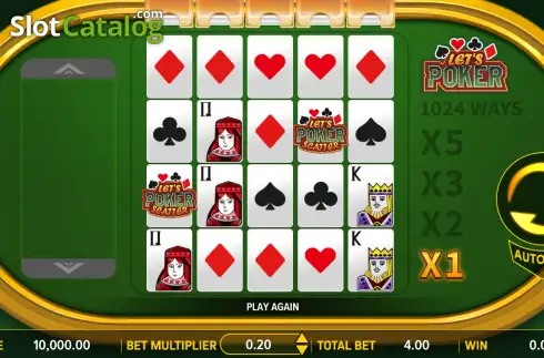 Οθόνη2. Let's Poker Κουλοχέρης